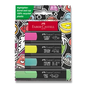 Zvýrazňovače Faber-Castell Textliner 46 Graffiti 4 ks